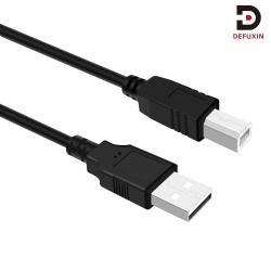 DFX USB 2.0 A to B Printer Cable 1.8m, High Speed 480Mbps Data Scan Cord Scanner Wire for Yamaha MIDI Keyboard
