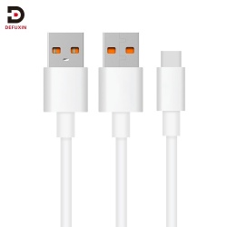DFX Durable USB 2.0 A to C Charger Cable 3ft Reinforced Strain Relief 2A Power Delivery Sync Cord for Android Galaxy