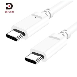 DFX 100W 5A USB 2.0 C to C Fast Charging Cable 2M with E-Marker Chip 480Mbps Power Cord for iPhone 17 18 MacBook Laptop