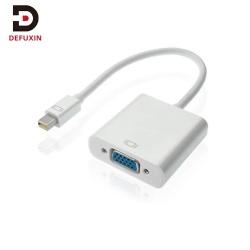 DFX Mini DisplayPort to VGA Female Adapter 1080P Video Converter with Screw Lock Multi Model Match Cord for PC Laptop