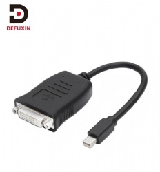 DFX Active Mini DP to DVI Adapter 4K 60Hz Male to Female Converter Compatible with MacBook Surface Laptop Projector Screen