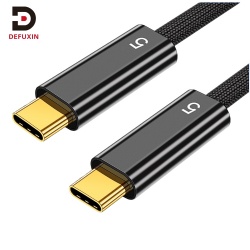DFX 120Gbps USB4 Cable 1M 240W Coaxial Wire TB5 Compatible with E-Marker for Apple MacBook Pro Mac Studio External SSD