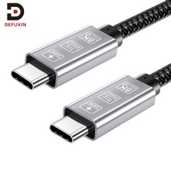 DFX USB 4 Cable 1m,240W 5A Fast Charging,40Gbps & 8K Video,Nylon Braided USB C Cord for Laptop,MacBook,SSD - in Stock