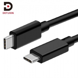 DFX 20Gbps USB 3.2 C to C Cable 1M 100W Gen2x2 Data Sync Cord with E-Marker for MacBook iPad Pro Samsung Galaxy SSD