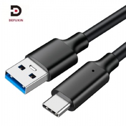 DFX USB C to USB 3.0 Cable 1m,          5Gbps Data & 3A Fast Charging,Triple shielding USB Type C Cord for Samsung Huawei  Android Phones