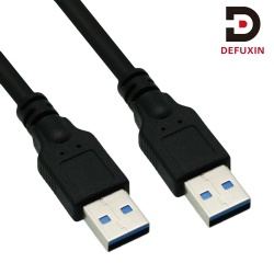 DFX USB 3.0 A to A Cable 1m, USB A Male to Male 5Gbps SuperSpeed Data Cord for External Hard Drive Enclosure Smart TV Laptop